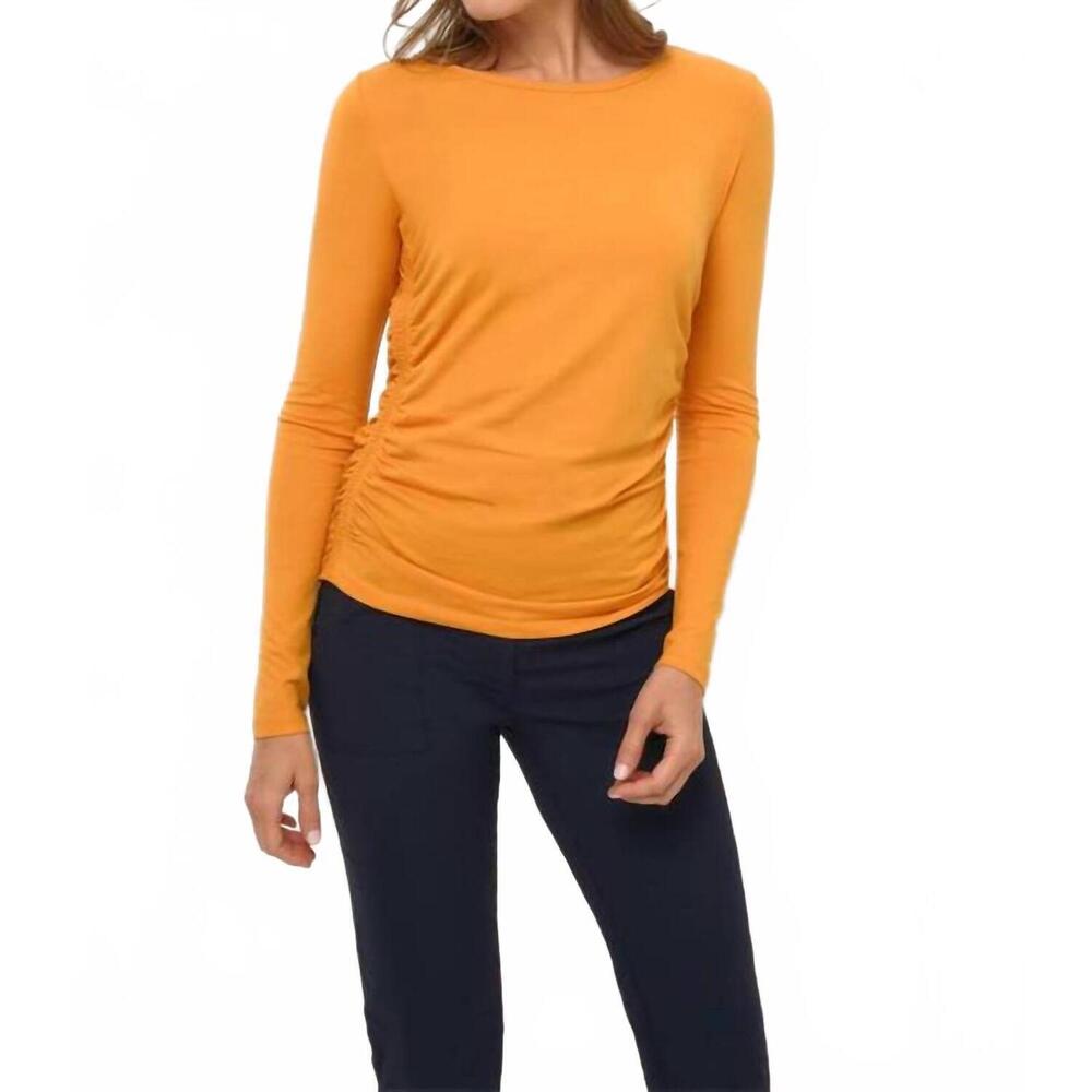 NEW ANATOMIE milly top in tangerine